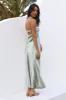 Laced With Gold Maxi Dress Sage sold by Fortunate One