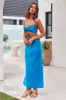 Star In The Night Maxi Skirt Blue sold by Fortunate One