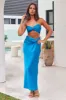 Star In The Night Maxi Skirt Blue sold by Fortunate One