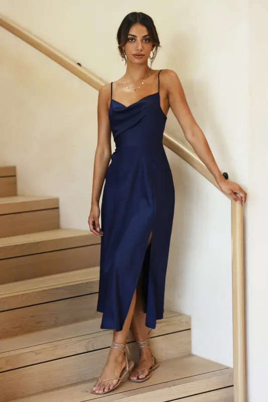 Love Games Maxi Dress Navy sold by Fortunate One