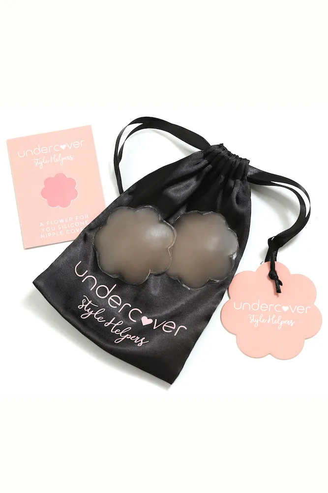 UNDERCOVER STYLE HELPERS A Flower For You Nipple Covers Nude sold by Fortunate One product image thumbnail 2