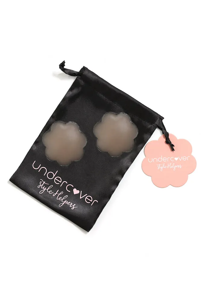 UNDERCOVER STYLE HELPERS A Flower For You Nipple Covers Nude sold by Fortunate One product image thumbnail 3