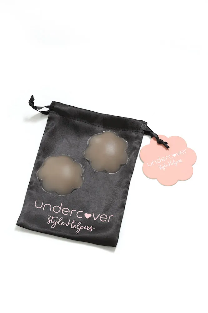 UNDERCOVER STYLE HELPERS A Flower For You Nipple Covers Nude sold by Fortunate One