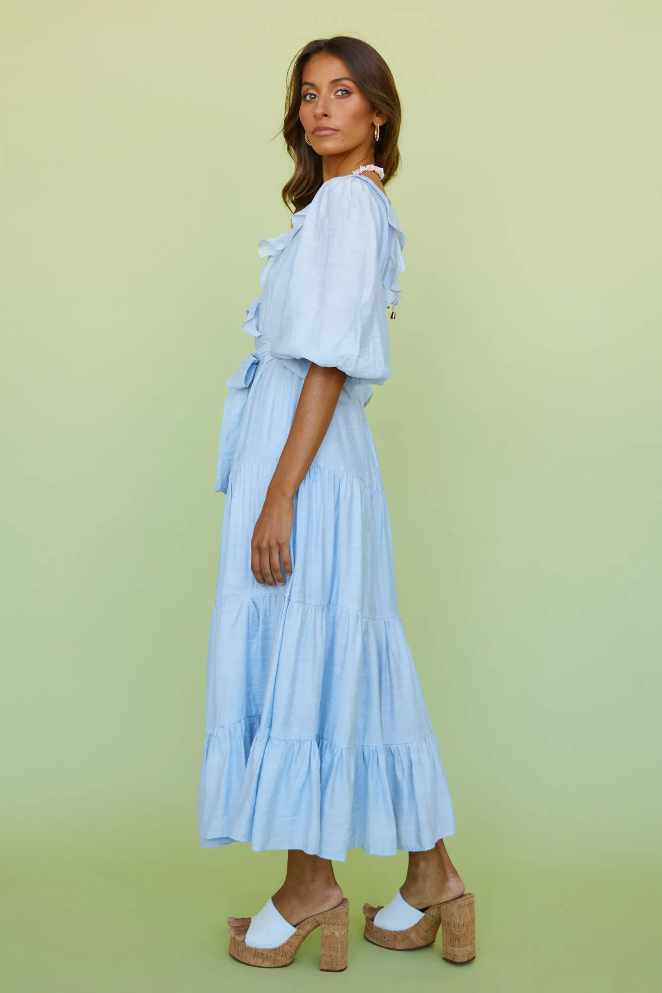 Blissful Moments Maxi Dress Blue sold by Fortunate One product image thumbnail 5
