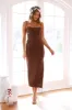 Date Downtown Maxi Dress Brown sold by Fortunate One