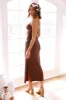 Date Downtown Maxi Dress Brown sold by Fortunate One