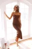 Date Downtown Maxi Dress Brown sold by Fortunate One