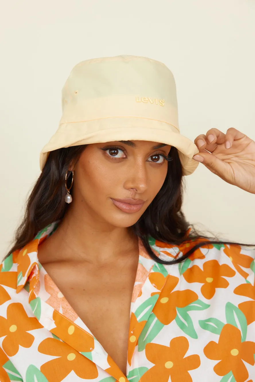 LEVI'S Bucket Hat Pastel Yellow sold by Fortunate One product image thumbnail 4