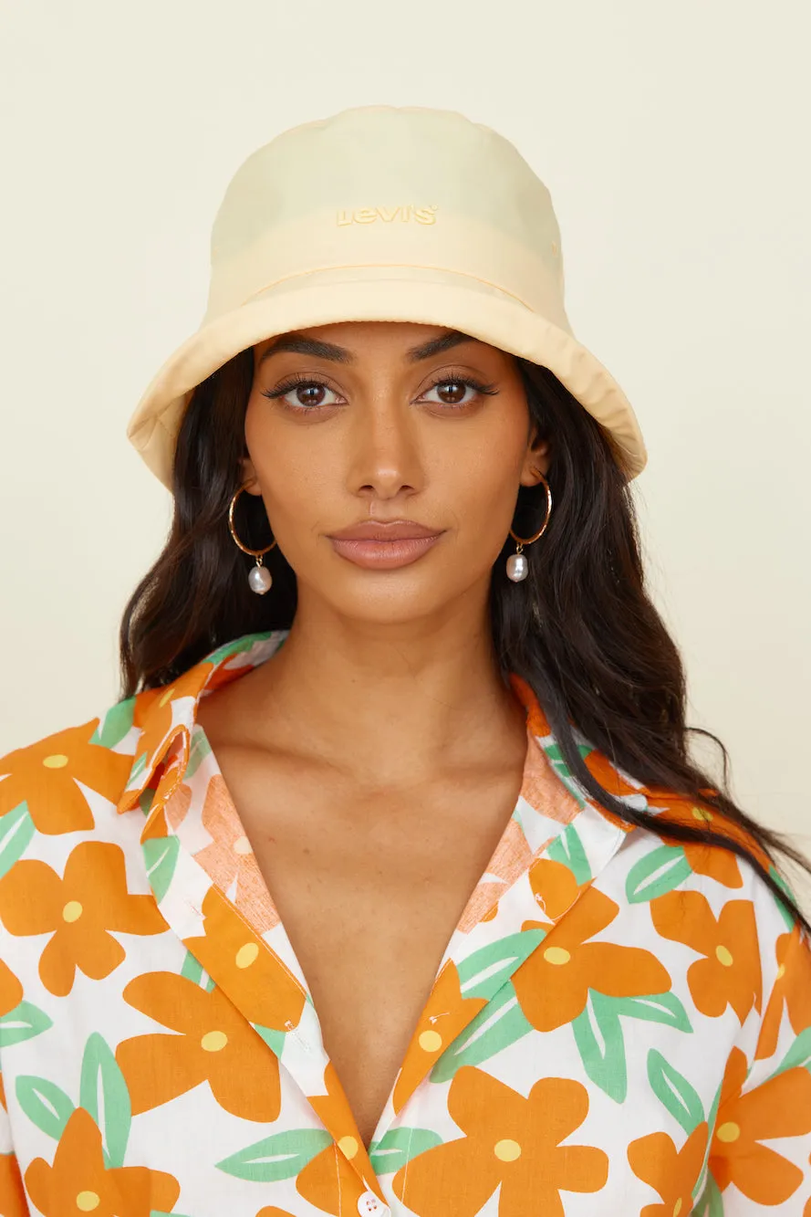 LEVI'S Bucket Hat Pastel Yellow sold by Fortunate One product image thumbnail 2