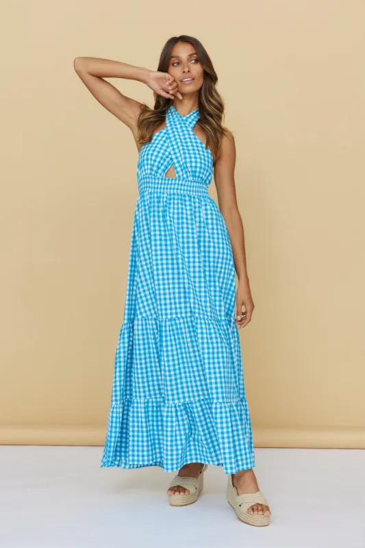 One Dream Maxi Dress Blue sold by Fortunate One