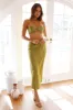 Star In The Night Maxi Skirt Green sold by Fortunate One