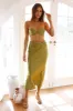 Star In The Night Maxi Skirt Green sold by Fortunate One