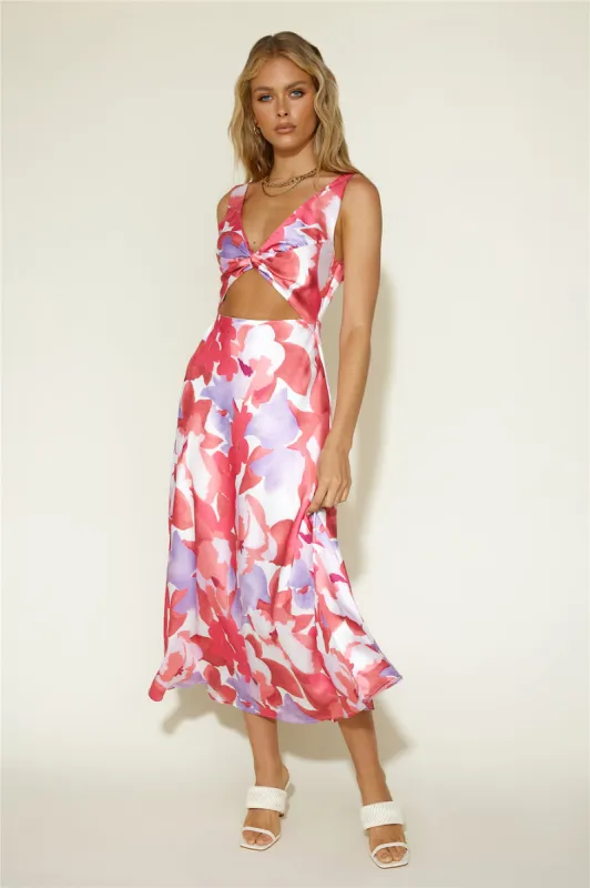 Obsession Maxi Dress Pink sold by Fortunate One