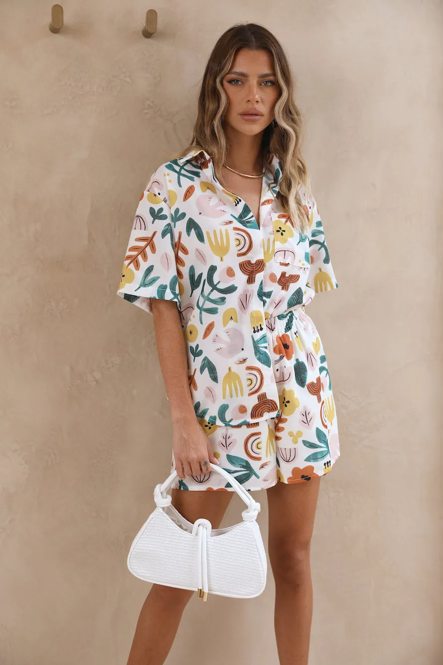 Sandy Stroll Shirt Multi sold by Fortunate One product image thumbnail 5