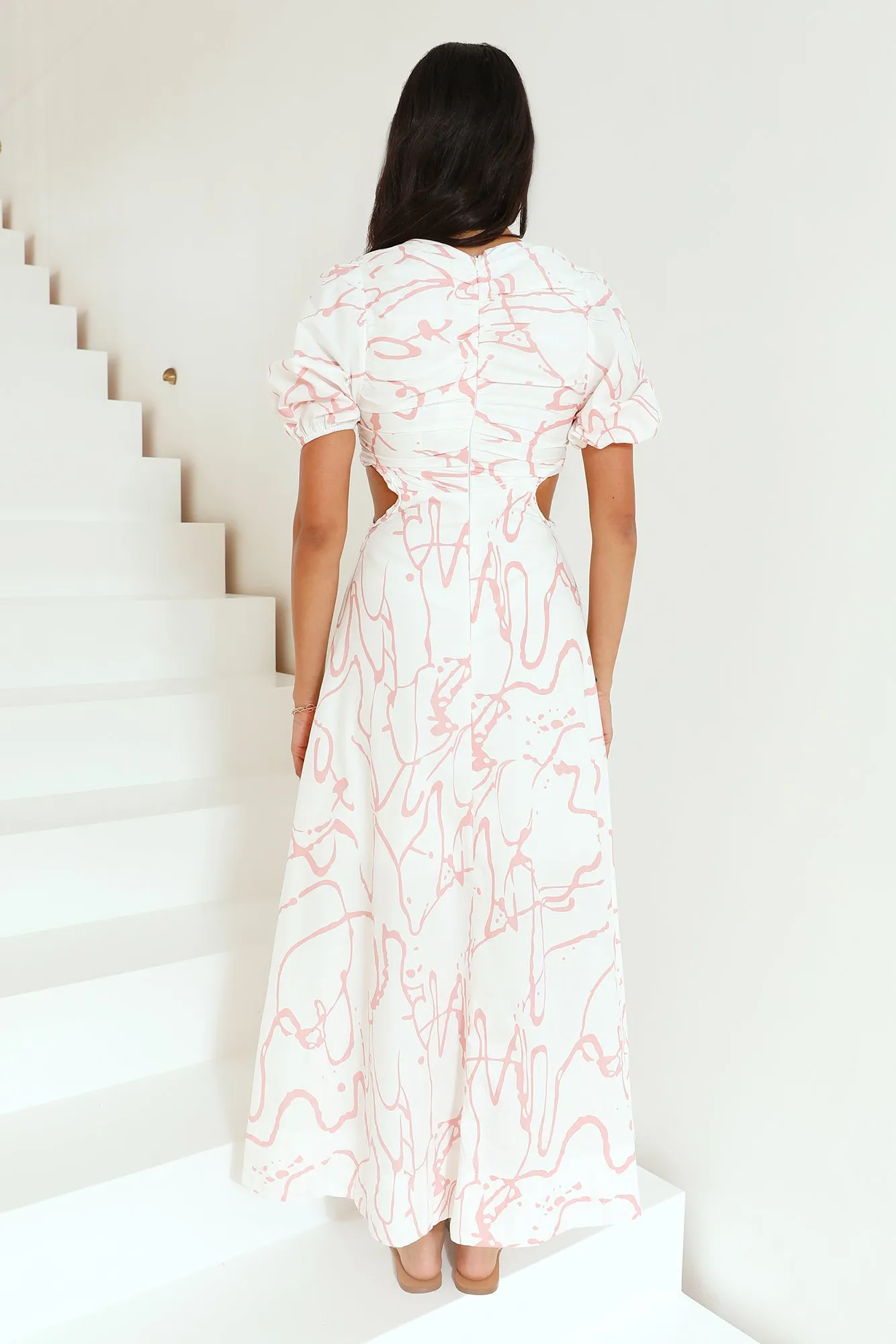 On The Move Maxi Dress Pink sold by Fortunate One product image thumbnail 5