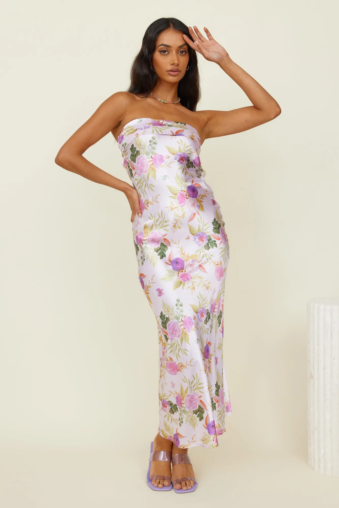 Charmed Maxi Dress Purple sold by Fortunate One product image thumbnail 3