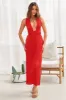 Deeper Hearts Maxi Dress Red sold by Fortunate One