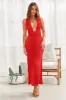 Deeper Hearts Maxi Dress Red sold by Fortunate One