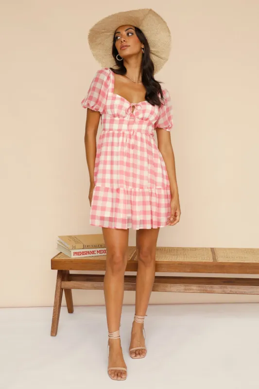 Clear Skies Dress Pink sold by Fortunate One