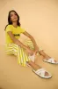 ROLLA's Sailor Jean Florence Stripe Gold sold by Fortunate One