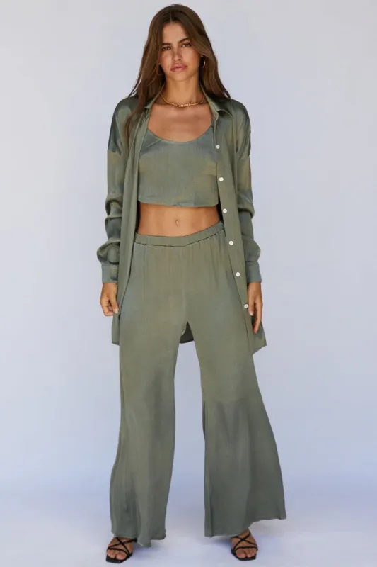 SNDYS Mystic Shirt Dress Khaki sold by Fortunate One