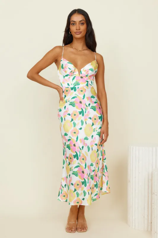 Summer Aurora Maxi Dress White sold by Fortunate One
