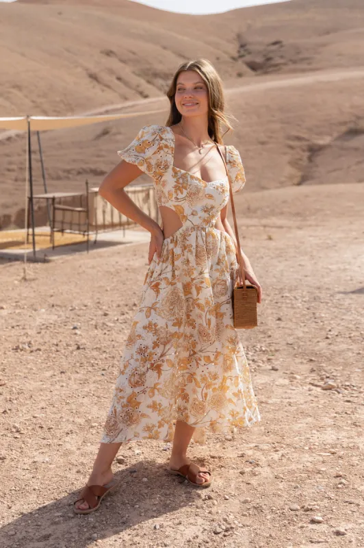 HELLO MOLLY Locked Hearts Maxi Dress sold by Fortunate One