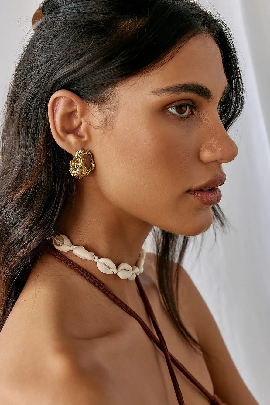 Soul Threads Earrings Gold sold by Fortunate One product image thumbnail 4