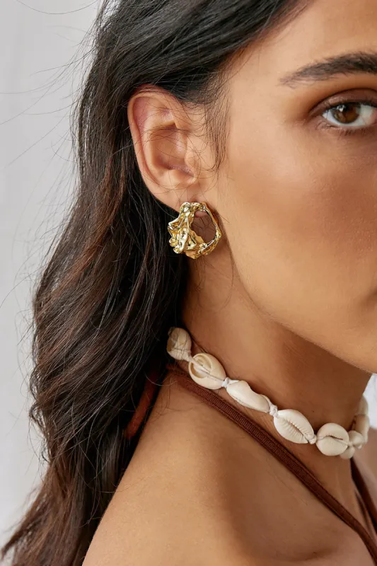 Soul Threads Earrings Gold sold by Fortunate One