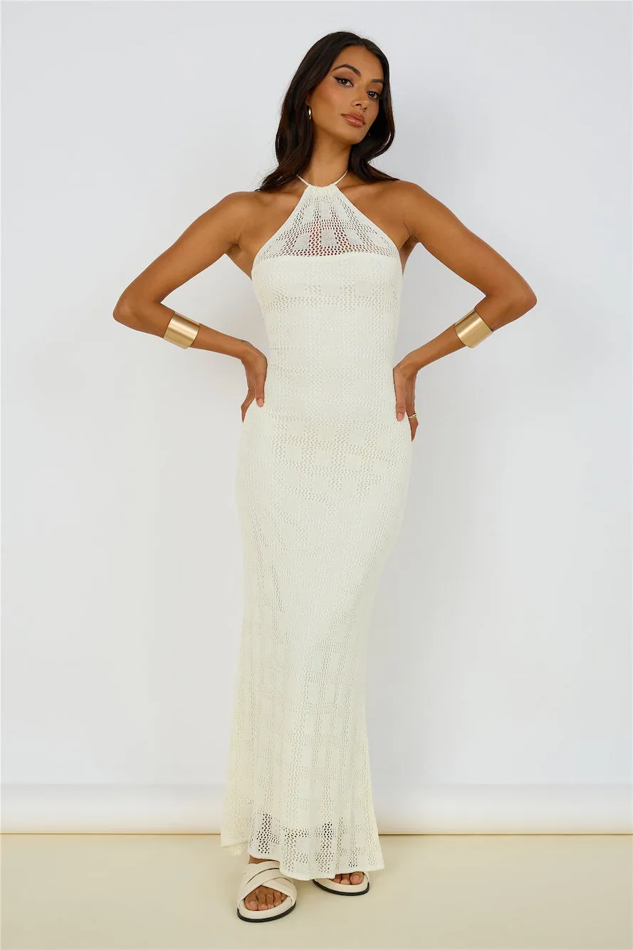 Kombucha Maxi Dress White sold by Fortunate One product image thumbnail 5