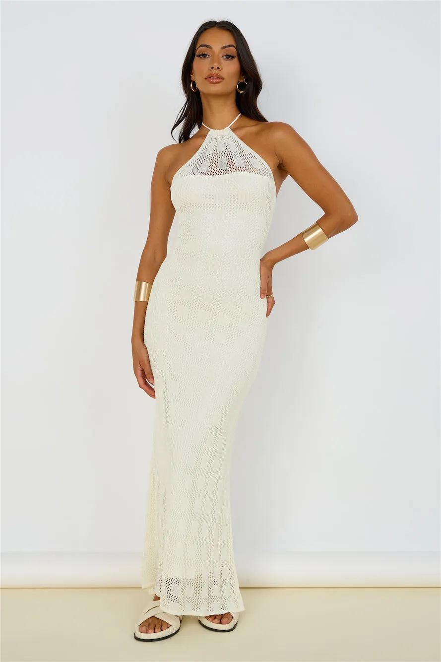 Kombucha Maxi Dress White sold by Fortunate One product image thumbnail 3