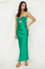 Laced With Gold Maxi Dress Green sold by Fortunate One