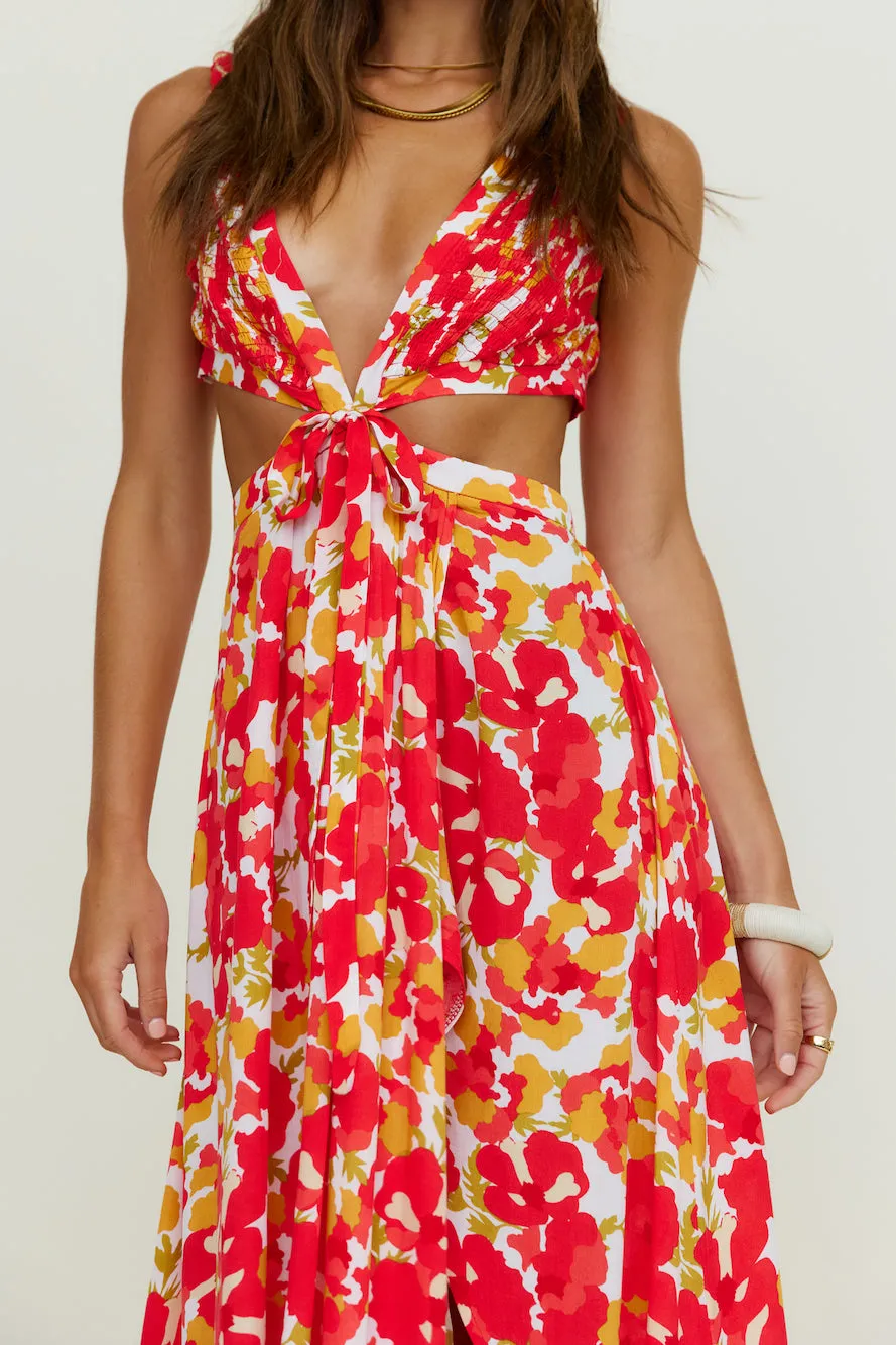 In Spring Maxi Dress Floral sold by Fortunate One product image thumbnail 3