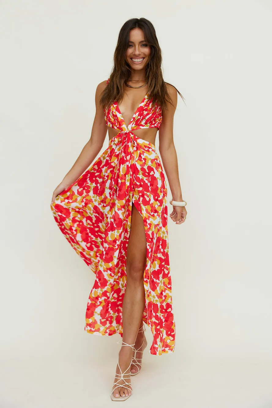 In Spring Maxi Dress Floral sold by Fortunate One product image thumbnail 4