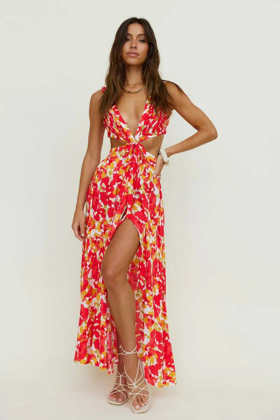 In Spring Maxi Dress Floral sold by Fortunate One
