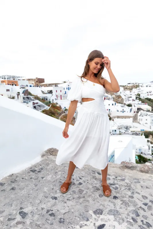 Bright Romance Maxi Dress White sold by Fortunate One