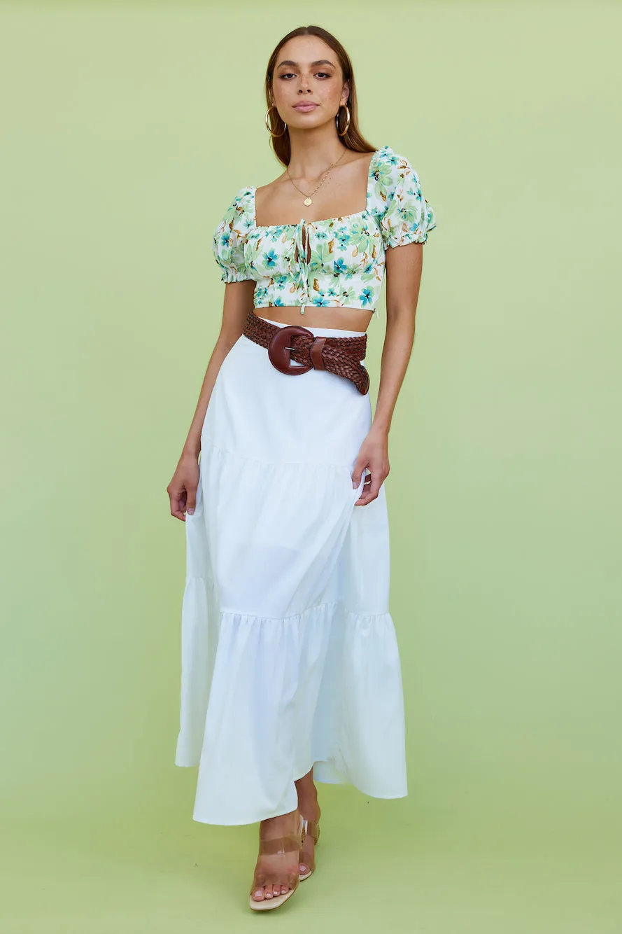 Sweetpea Crop Top Green sold by Fortunate One product image thumbnail 2