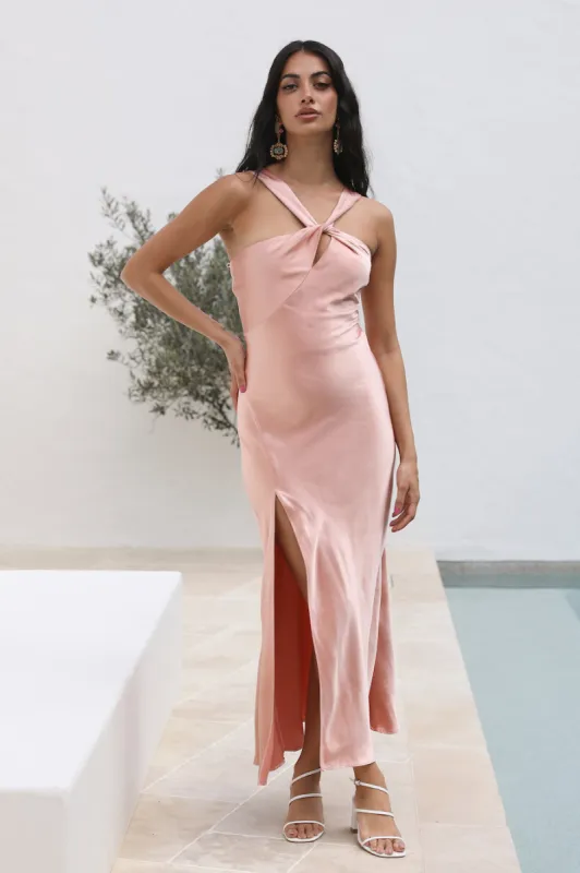 Chasing Summer Maxi Dress Pink sold by Fortunate One
