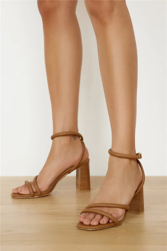 VERALI Crucial Heel Tan Softee sold by Fortunate One