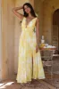 Super Solar Maxi Dress Yellow sold by Fortunate One