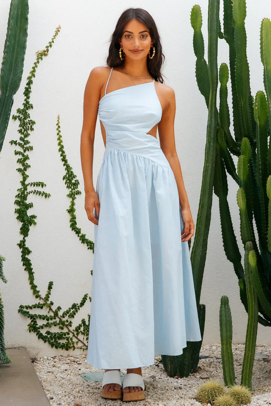 Marais Maxi Dress Blue sold by Fortunate One