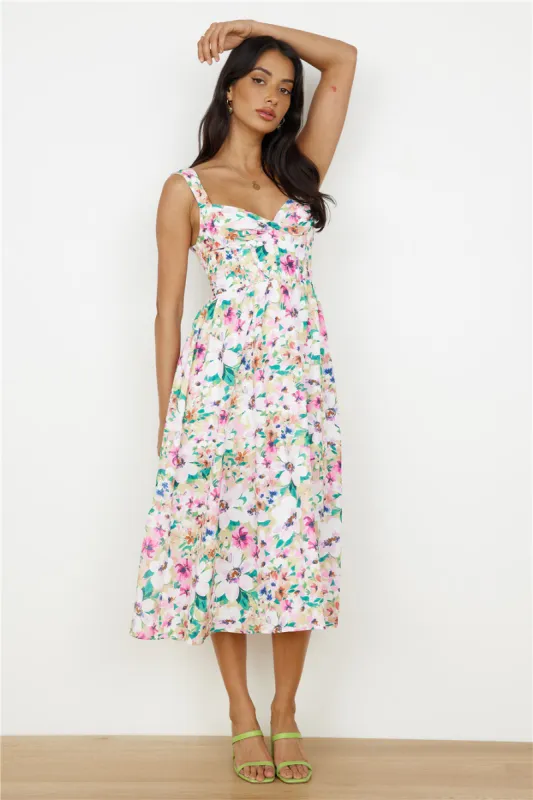 All Day Midi Dress Multi sold by Fortunate One