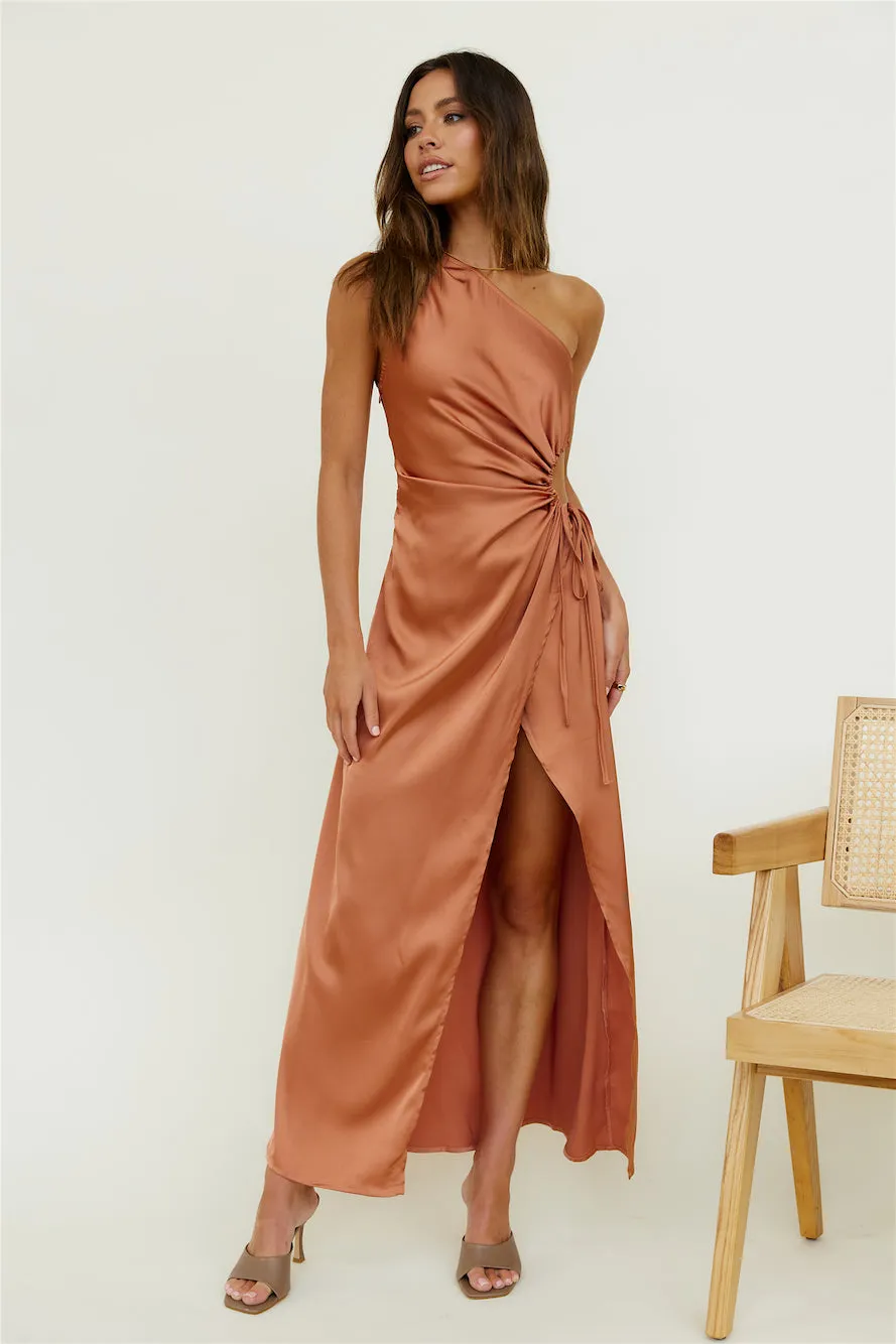 Althea Maxi Dress Brown sold by Fortunate One product image thumbnail 3