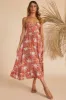 Holding On Maxi Dress Rust sold by Fortunate One