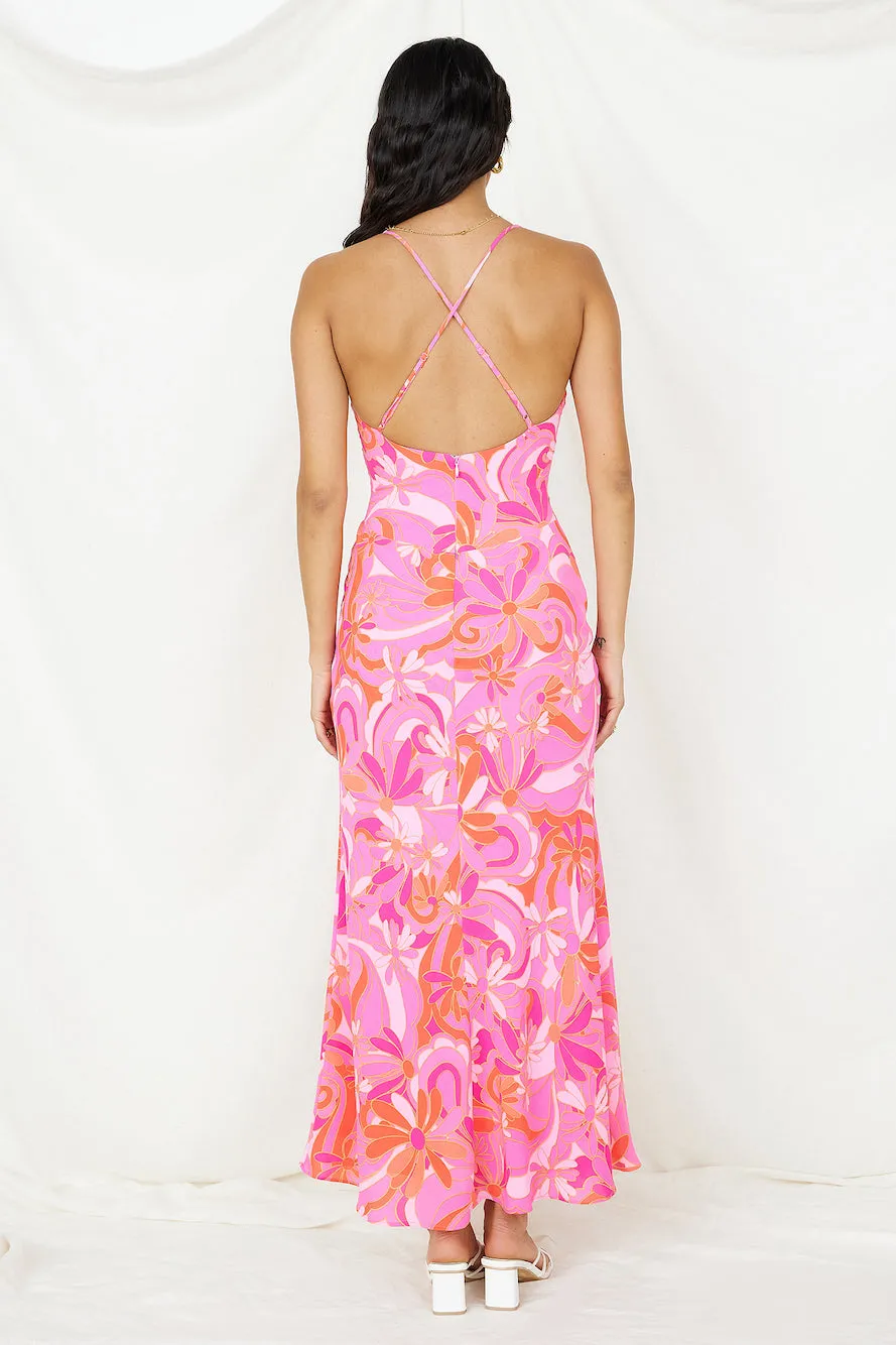 Pinky Promise Maxi Dress Pink sold by Fortunate One product image thumbnail 5