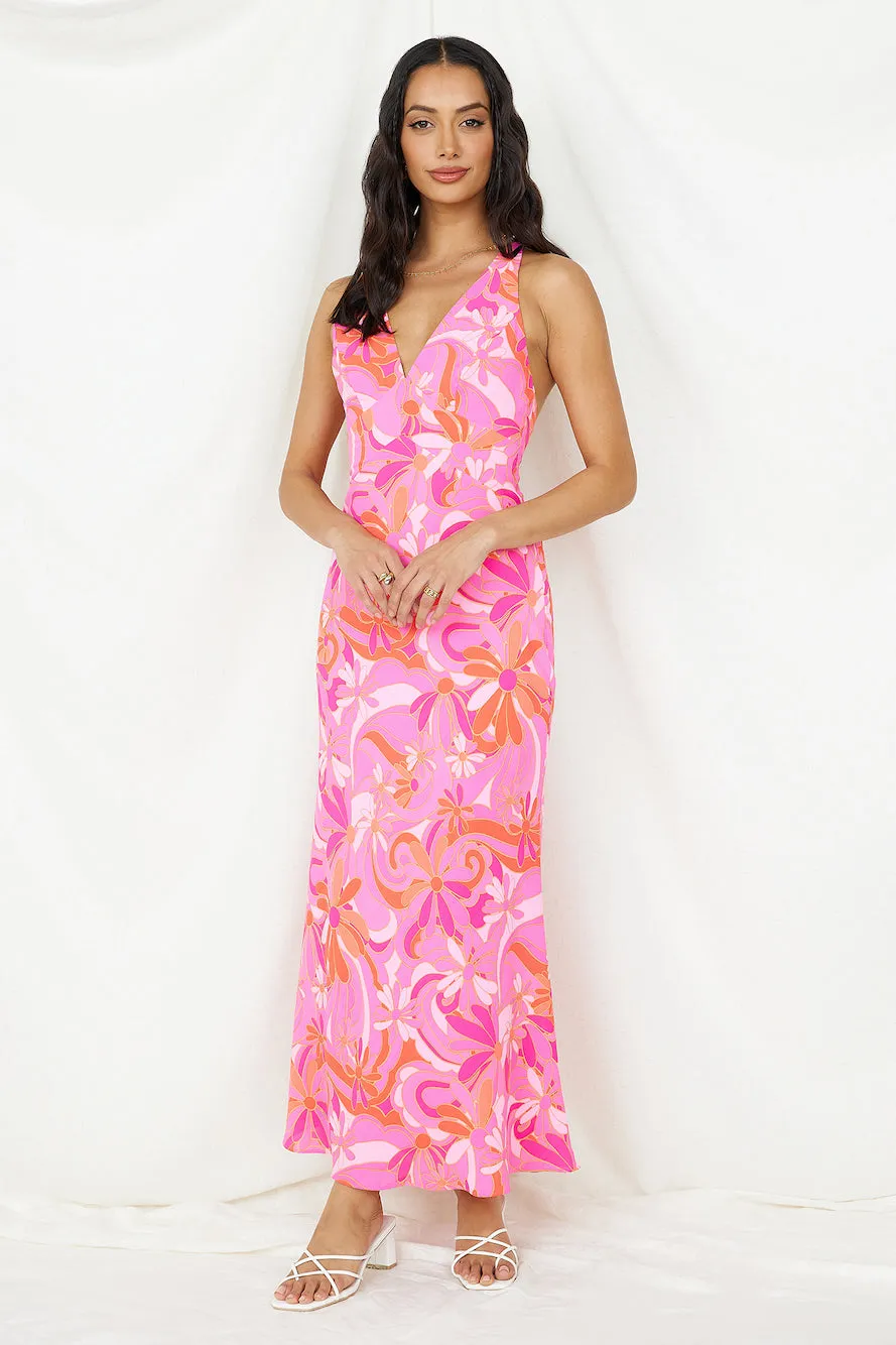 Pinky Promise Maxi Dress Pink sold by Fortunate One product image thumbnail 2