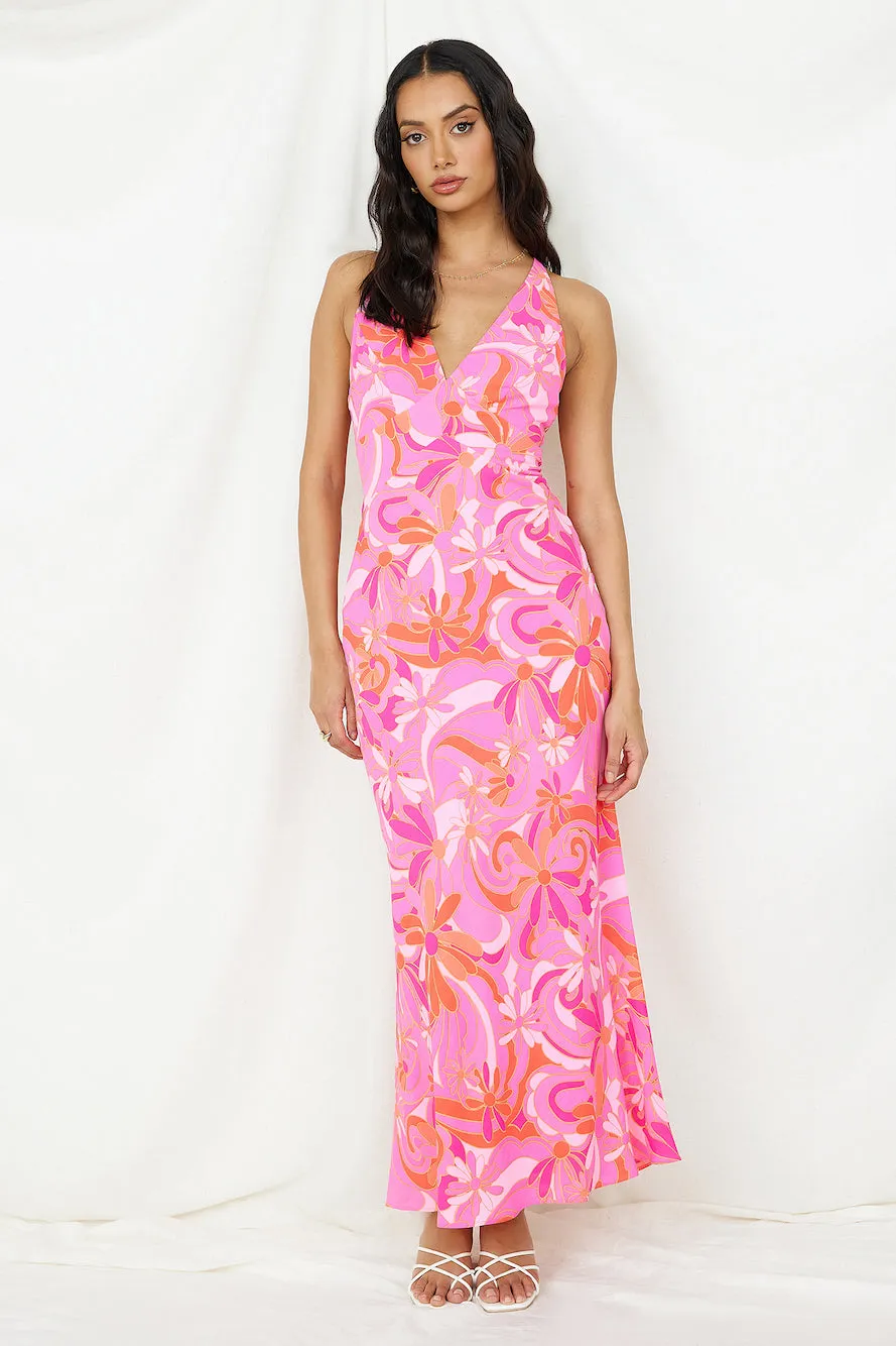Pinky Promise Maxi Dress Pink sold by Fortunate One