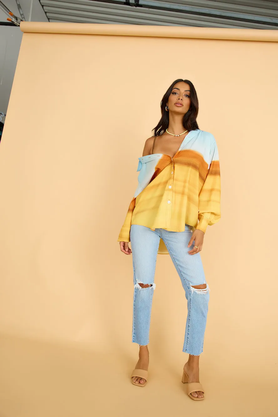 ABRAND A '94 High Slim Harper Jean Organic Rip sold by Fortunate One product image thumbnail 4