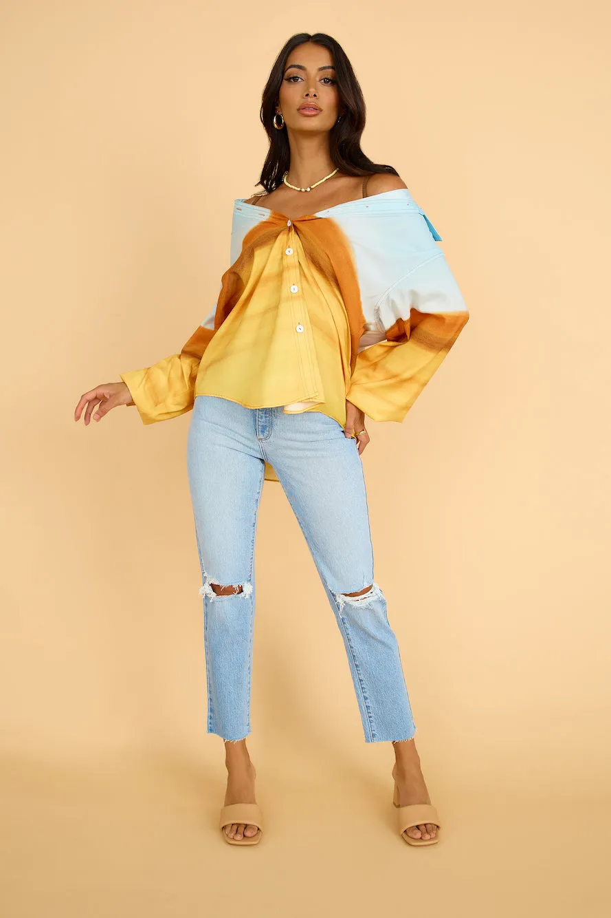 ABRAND A '94 High Slim Harper Jean Organic Rip sold by Fortunate One product image thumbnail 2