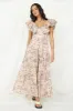 Celestial Paradise Maxi Dress Beige sold by Fortunate One